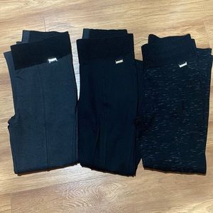 Calvin Klein Pull-On Wide Waistband Knit Pants
